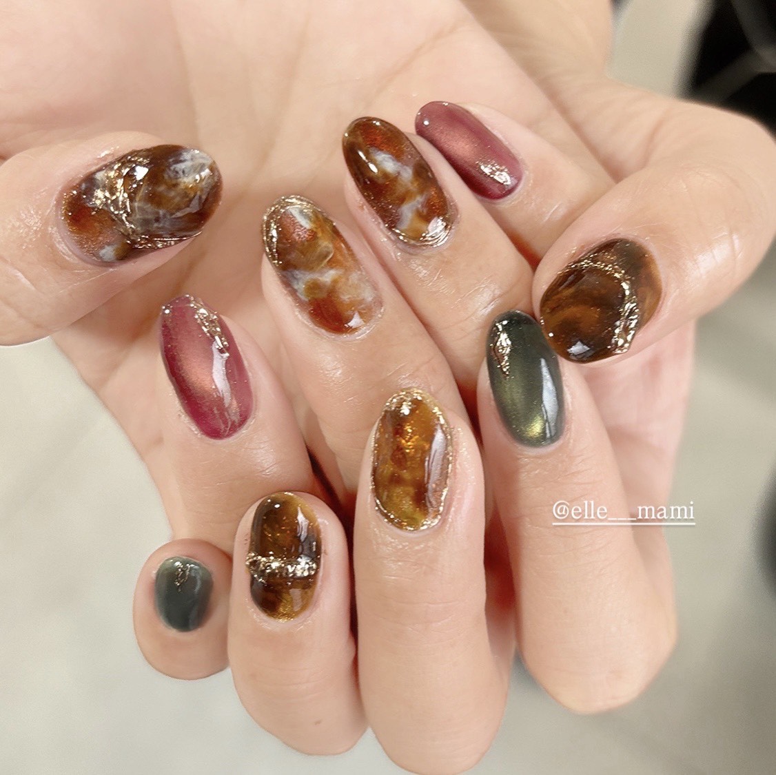 ネイルアート作品